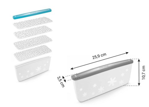 Foremka do kruszonego lodu 25,9X10,7X3,5 cm 308890 myDRINK Tescoma
