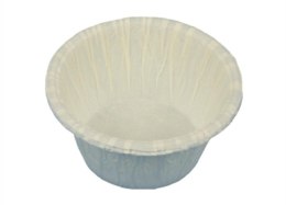 Foremki do muffinek papierowe 20SZT 5 x 3,5 cm białe 18781 Papstar
