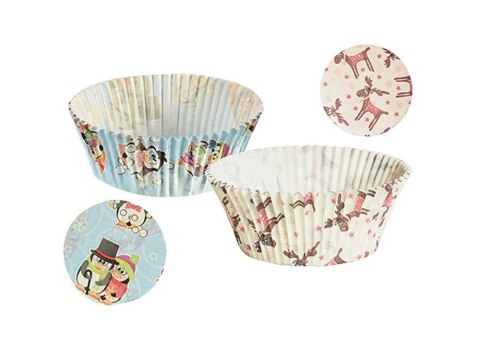 Foremki papierowe 5 x 2,5 cm MIX 60 sztuk Papstar