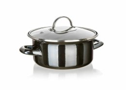 Garnek 18 cm emaliowany z pokrywą METALL 13823453 Banquet