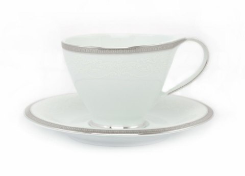 Garnitur do herbaty dla 6 osób 12 elementowy ANTONIO PLATIN PLUS Bogucice