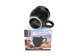 Kubek 250 ml z uchem Czarny do grzańca TR-C-02 Tragar