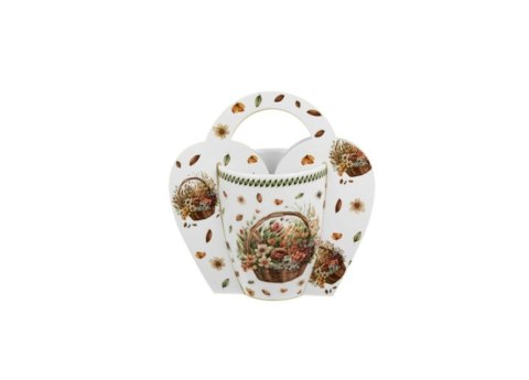 Kubek 350 ml w koszyku Kwiat polny Kosz Kwiatów Crocus