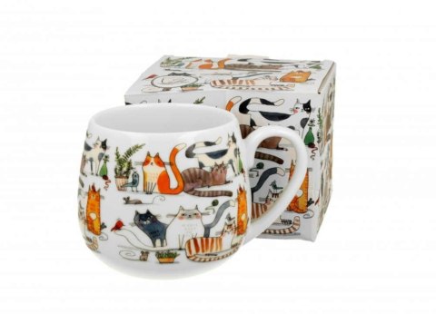 Kubek baryłka 430 ml Leniwe Koty Koci Świat