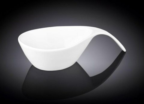 Miska z uchwytem 25X13 cm Wilmax 450 ml Biała