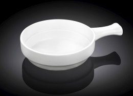 Naczynie 15 cm do zapiekania 450 ml z rączką białe Wilmax