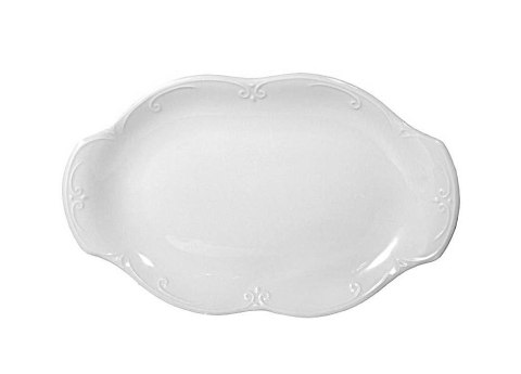 Półmisek owalny 33 cm KAMELIA Biała C000 Chodzież