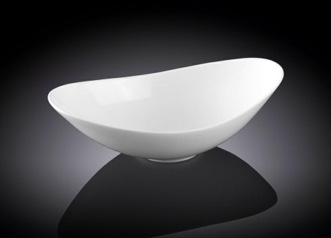 Salaterka owalna 30,5x16,5x8 cm Olivia biała Wilmax