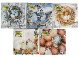 Serwetki 33 x 33 cm 3 wzory 20 sztuk DAISY WIELKANOC Pol-Mak