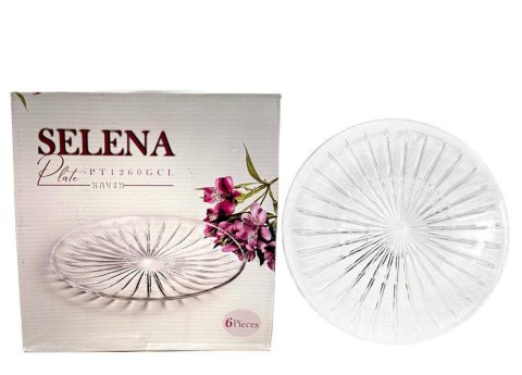 Talerz płytki 22cm 6szt. Selena PT1260GCL Hoodooart