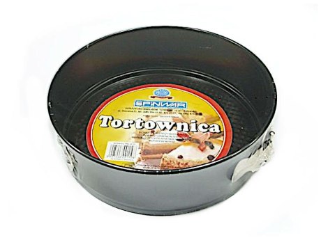 Tortownica 18 cm z powłoką i dnem fakturowanym