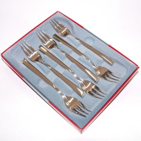 Widelczyki do ciasta FLAMES komplet 6 szt.