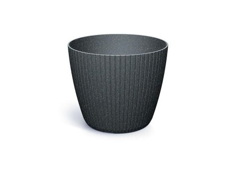 Doniczka 200 AMIA ROUND DLAM200W-S433W Antracyt Prosperplast