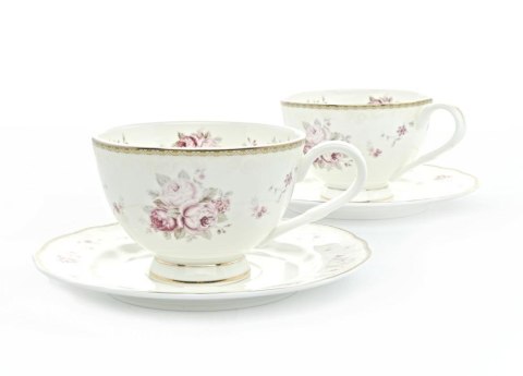 Filiżanki ze spodkami 250 ml komplet 2 szt. 167-4727
