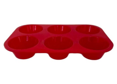 Forma silikonowa 6 muffinek 25x16,5x3,5cm 69023 Guardini