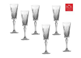Komplet 6 kieliszków SZAMPAN 210ml TIMELESS RCR 258740 RCR Cristalleria Italiana