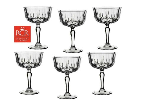 Komplet 6 kieliszków do szampana 240ml OPERA 258490 RCR Cristalleria Italiana