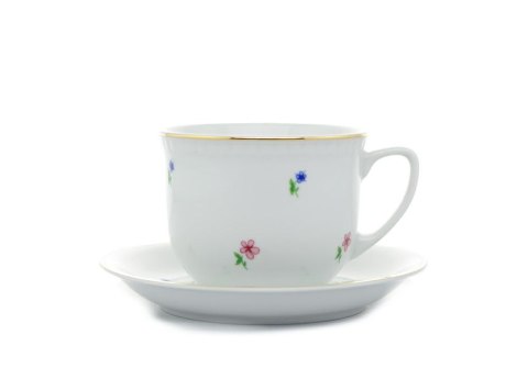 Kubek 300 ml ze spodkiem 16 cm WIEDEŃ 0112 Jastra Lubiana