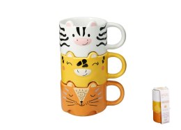 Kubki ceramiczne ZWIERZAKI 3 sztuki 170497700 2 Wersje