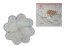 Półmisek taca dzielona Kabaret 22,5cm FLOWER PD1316GCL Kaveh