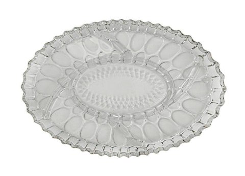 Salaterka kabaret dzielona 31x21 cm NOVA PD1166GCL Hoodooart