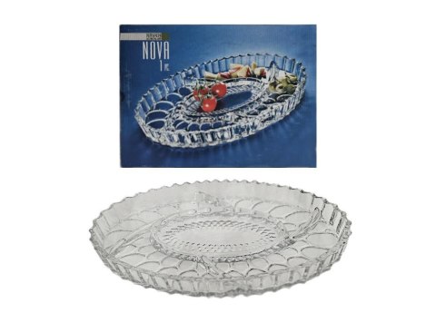 Salaterka kabaret dzielona 31x21 cm NOVA PD1166GCL Hoodooart