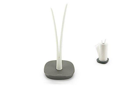 Stojak na ręcznik papierowy LIVIO Biało Szary 3611 Vialli Design
