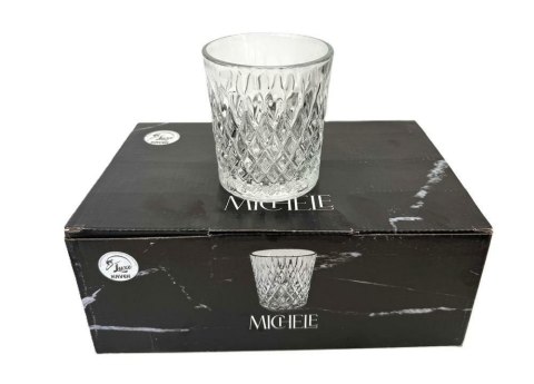 Szklanki 250 ml MICHELE FLAT 6 sztuk TR5120GCL Hoodooart