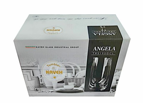 Szklanki 390 ml LONG ANGELA TR5195GCL Kaveh