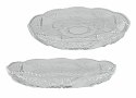 Talerze szklane deserowe 6 sztuk 18 cm LAROUS DT1104GCL Kaveh