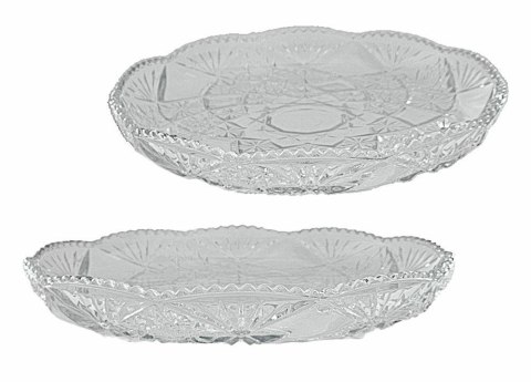 Talerze szklane deserowe 6 sztuk 18 cm LAROUS DT1104GCL Kaveh