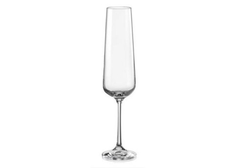 KPL.6 Kieliszków szampan 200 ml CRYSTALEX SANDRA 953058 Bohemia