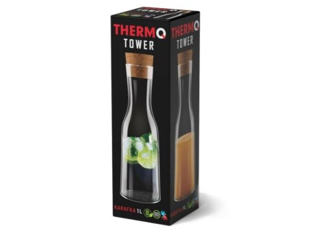 Karafka Dzbanek 1L z korkiem Tower 802008 THERMO