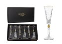 Kieliszki do szampana 6 elementowy CONTE GOLD BOHEMIA PRESTIGE 802787