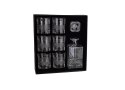 Komplet 7 elementowy WHISKY 850ML 340ML ELEGANTE 802398 BOHEMIA Prestige