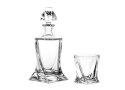 Komplet do whisky karafka 770 ml 6 szklanek 300 ml BOHEMIA PRESTIGE QUADRO 949896