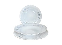 Komplet talerzy Fryderyka H160 dla 6 osób 18 elementowy Chodzież