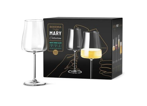 Kieliszki do wina 400 ml kpl 6 szt. BOHEMIA PRESTIGE MARY 802626