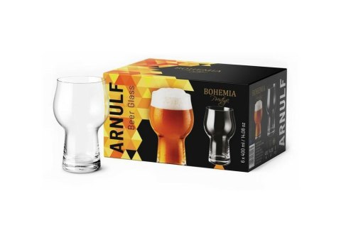 Kpl.6 Szklanek 400ml piwo BOHEMIA PRESTIGE ARNULF 802275