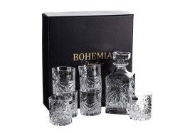 Kpl.7 szt. WHISKY karafka 850ML+ 6szt. szkl.320ML BOHEMIA PRESTIGE FIORE 802411